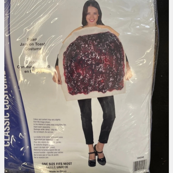 Women's Funny Costume Jam on Toast - Picture 1 of 1